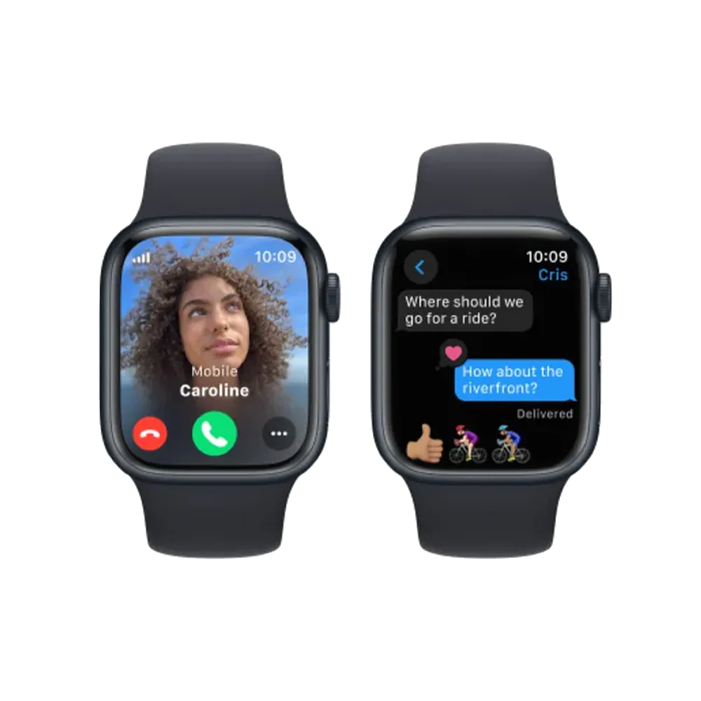 Apple Watch Series 9 - GPS + Cellular 41mm - Midnight Aluminium Case - Sport Band - S/M - Image 4