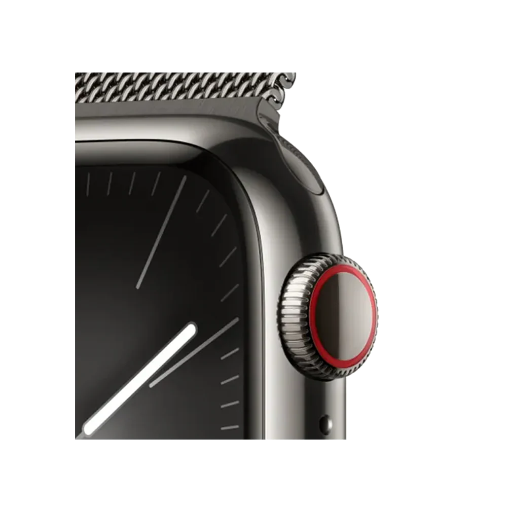 Apple Watch Series 9 GPS + Cellular 45Mm Stainless Steel Case With Milanese Loop - Image 5