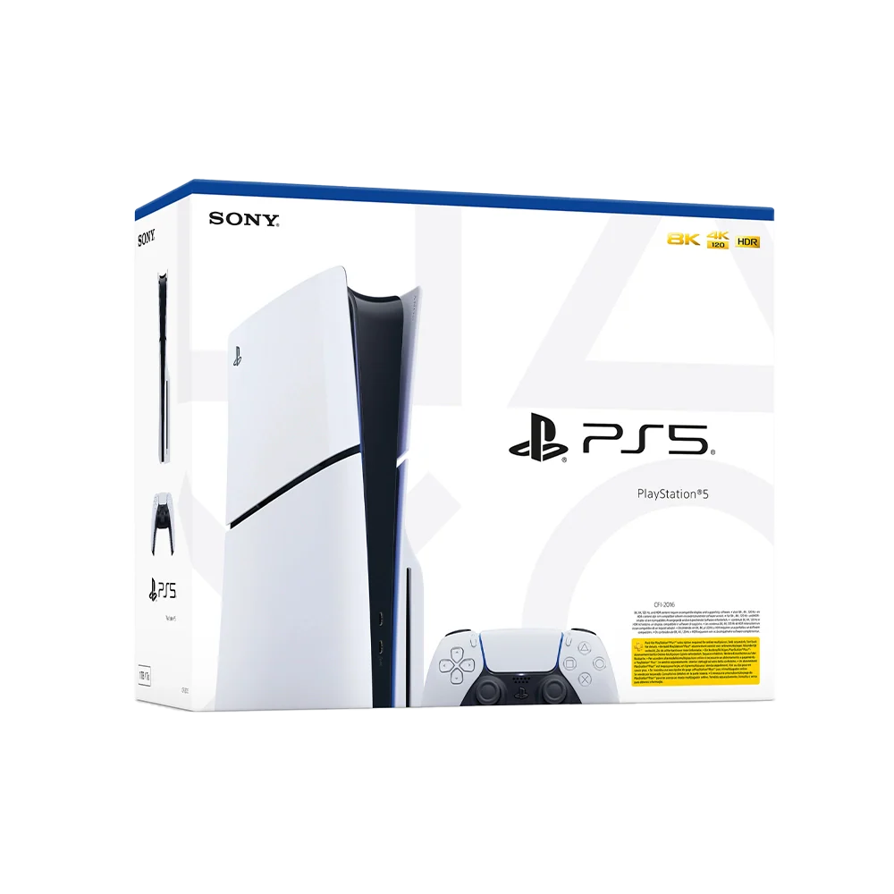 PS5 CONSOLE (SLIM) Disk Edition - Glacier White - Image 3